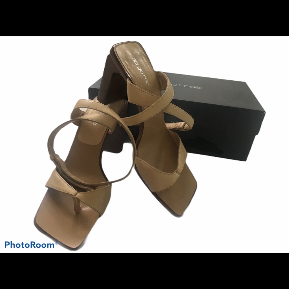 Authentic Sergio Rossi open toe sandals